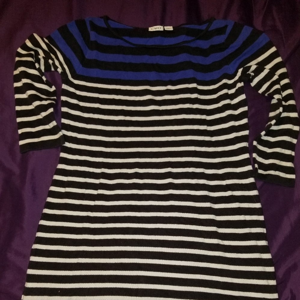 3/4 sleve sweater dress